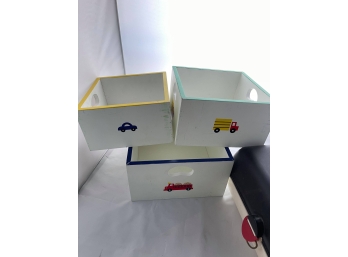 Lot Includes Kid's Items (Toy Boxes)