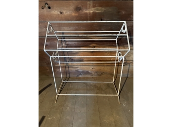 White Metal Rack