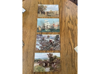 Lot Includes Four Colortyped Pictures