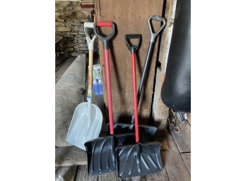 Lot Of Four Shovels