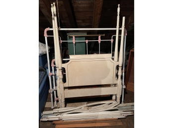 Lot Includes Two Headboards And Footboards (wood And Metal)