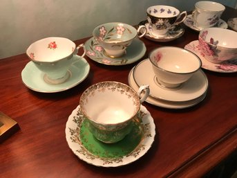 72 - Large Lot Of Porcelain Cup And Saucers