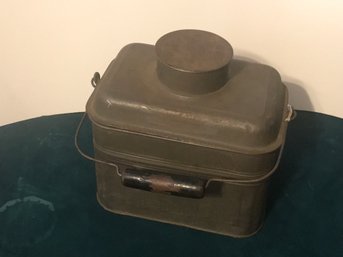 234 - Antique Tin Lunch Pail