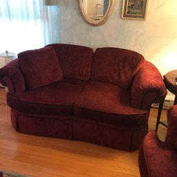 5 - Maroon Loveseat