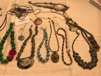 402 - Lot Of Costume Jewelry Necklaces