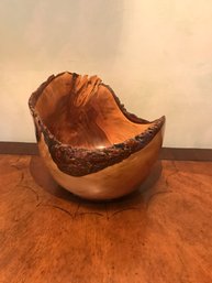 29 - Artist Signed Wood Turned Bowl