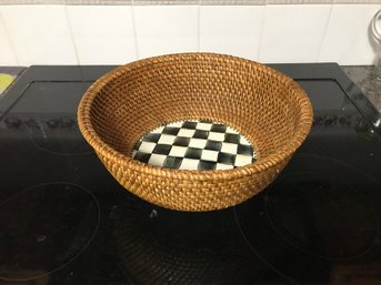 300 - Mackenzie And Childs Nantucket Basket