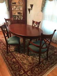 15 - Harden Furniture Cherry Dining Table And Chairs