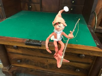 215 - Annalee Doll Elf Fishing