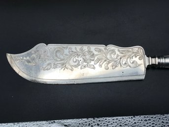 275. Antique Silver Plate Server