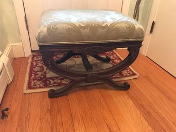 34 - Fancy Footstool Or Bench