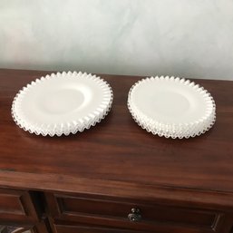 50 - Fenton Silvercrest Plates