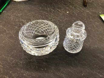 322 - Two Pieces Waterford Crystal