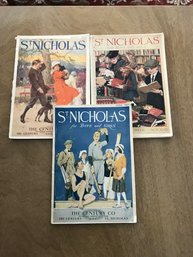 308 - Three 1920s Magazines St Nicholas