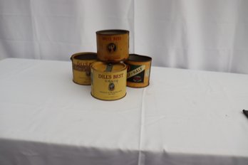 #6. Lot Of Four Tobacco Tins