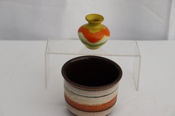 #19-Two Ceramic Pots