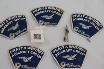 29-lot Of Pratt And Whitney Patches And Pins