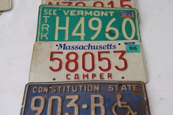 77. Lot Of License Plates