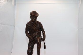 95-Golfer  Statue(bronze?)