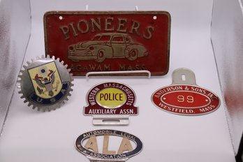 97-License Plate Emblems And License Plate