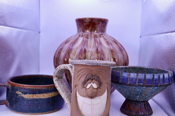 122- Lot Of Studio Pottery