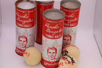 144-Pancho Gonzales Tennis Balls