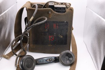 180-WWII U.S. Army Field Telephone