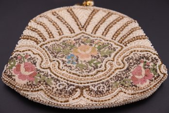 203-NY Paris Beaded And Embroider Purse