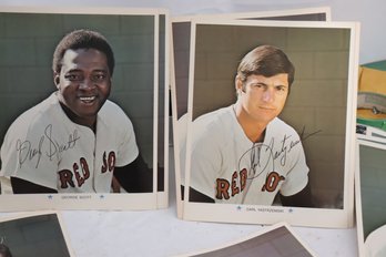 206-  Lot 1971 Red Sox Arco Cards