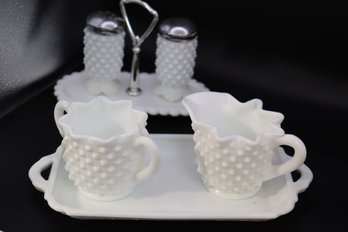 220 Hobnail Milk Glass Lot