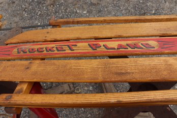 235-vintage Childs Snow Sled