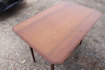 236-walnut Folding Sewing Table