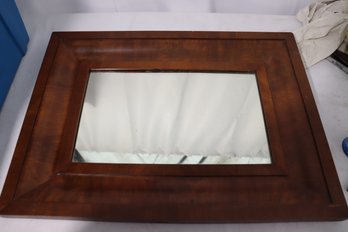 248. Mahogany Ogee Frame And Mirror