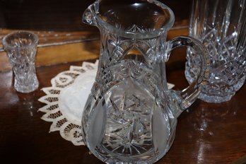 49 Cut Glass Pitcher