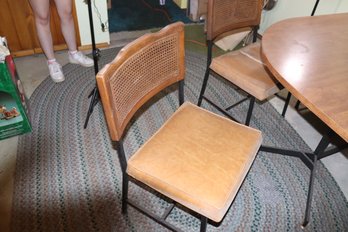 62-MCM Corner Table Benches And Chairs