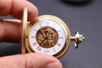 13w Colibri Skeleton Face Pocket Watch