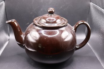 123 - Cauldron Teapot Brown