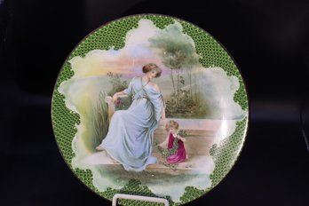 17 - Porcelain Plate Mother & Child