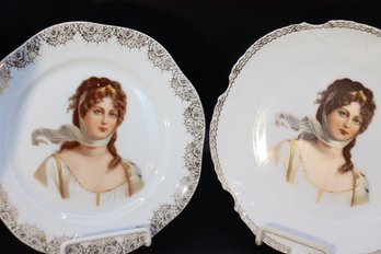 25 - Pair Of Bavarian Porcelain Plates