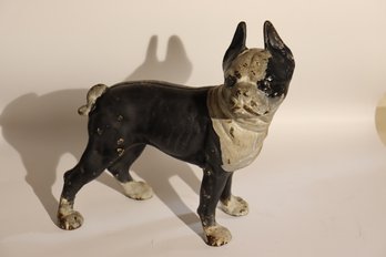 48 - Antique Cast Iron Dog Doorstop