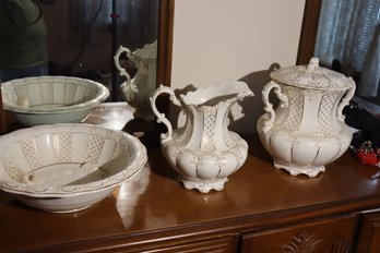 60 - Antique Pitcher And Bowl Set