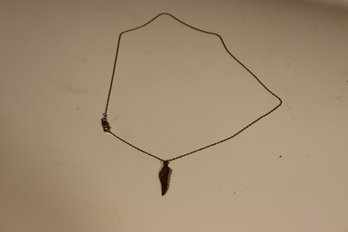 76 - Sterling Feather Necklace