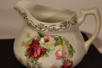 114 - Water Pitcher With Roses