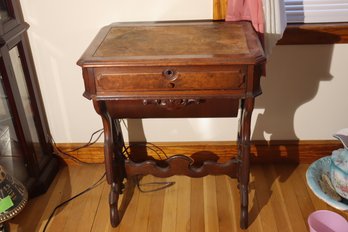 370 Walnut Victorian Sewing Stand