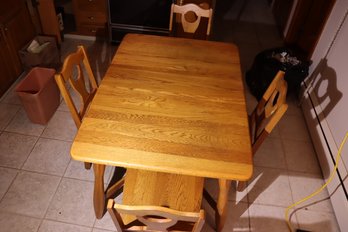 417 Oak Kitchen Table And Chairs