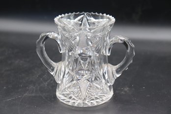 474 Beautiful Cut Glass Spooner