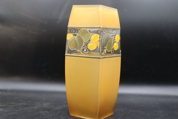 509 Unusual Colored Enameled Vase