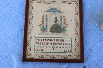 Framed Sampler '1932' - 145