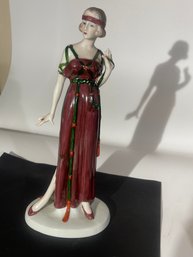 97 - Art Deco Flapper Figure