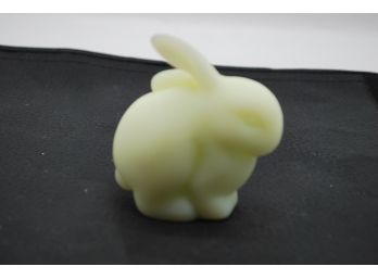 Fenton Satin Glass Rabbit -196